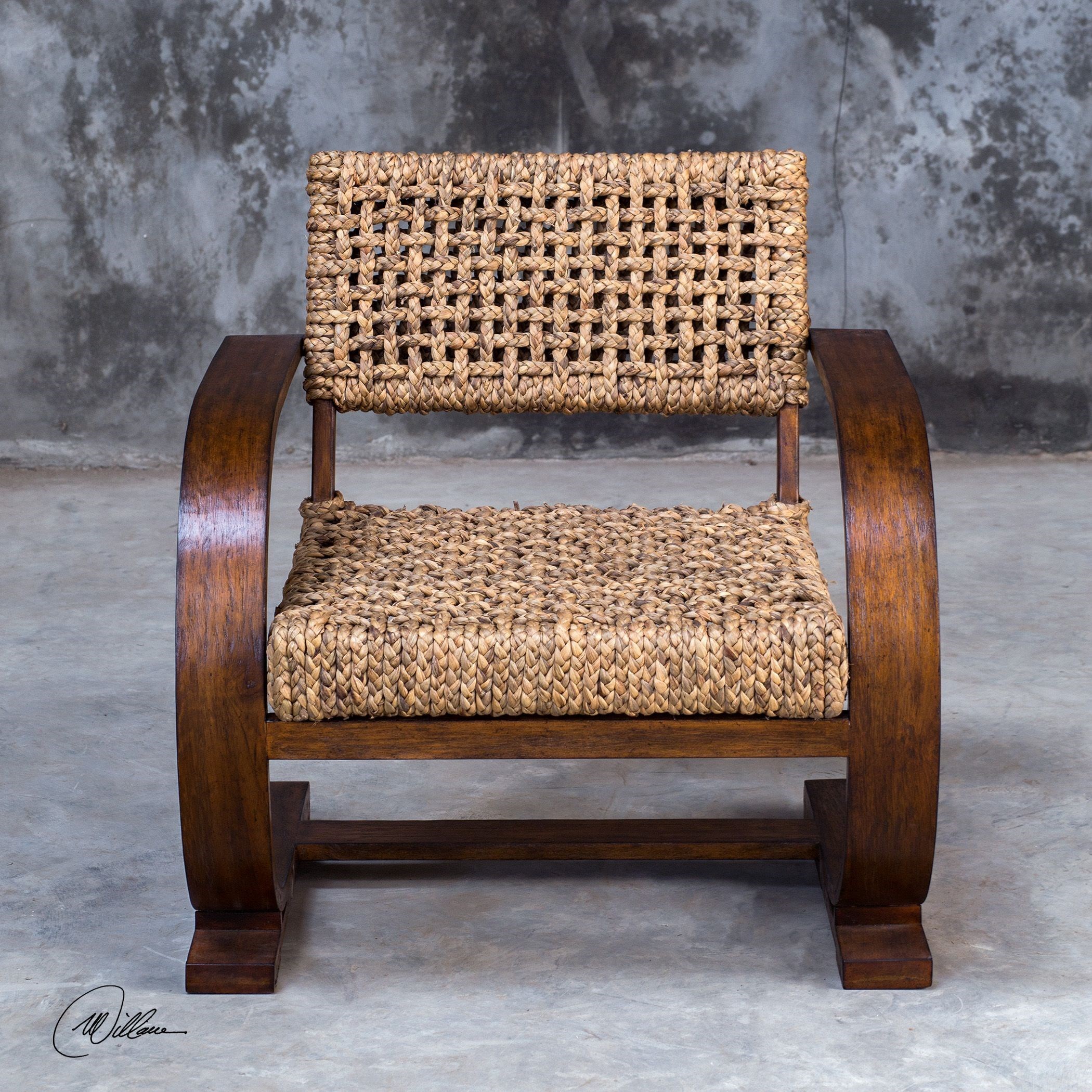 Natural shop woven chair